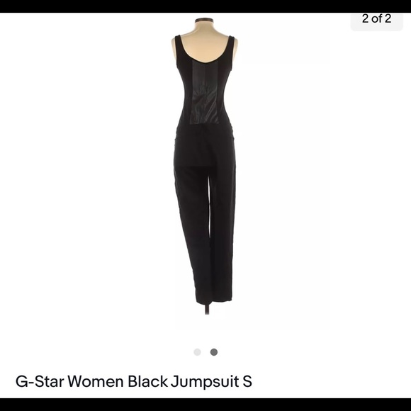 G-Star black jumpsuit Size S - Picture 2 of 2